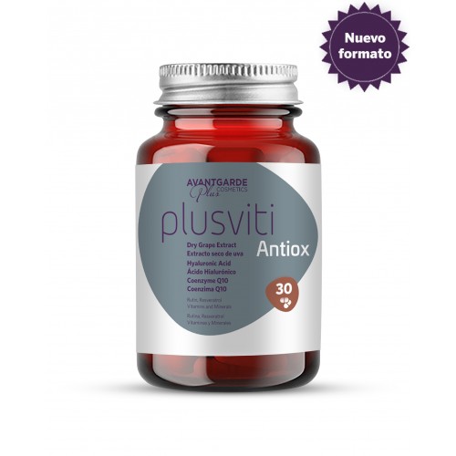 Plusviti 30 ANTIOX (Envase 30 cápsulas) Antienvejecimiento - Anitoxidante